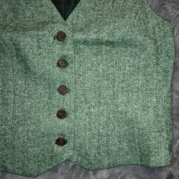 J.Crew Wool Blend Buttoned Vest 2 - Picture 3 of 8